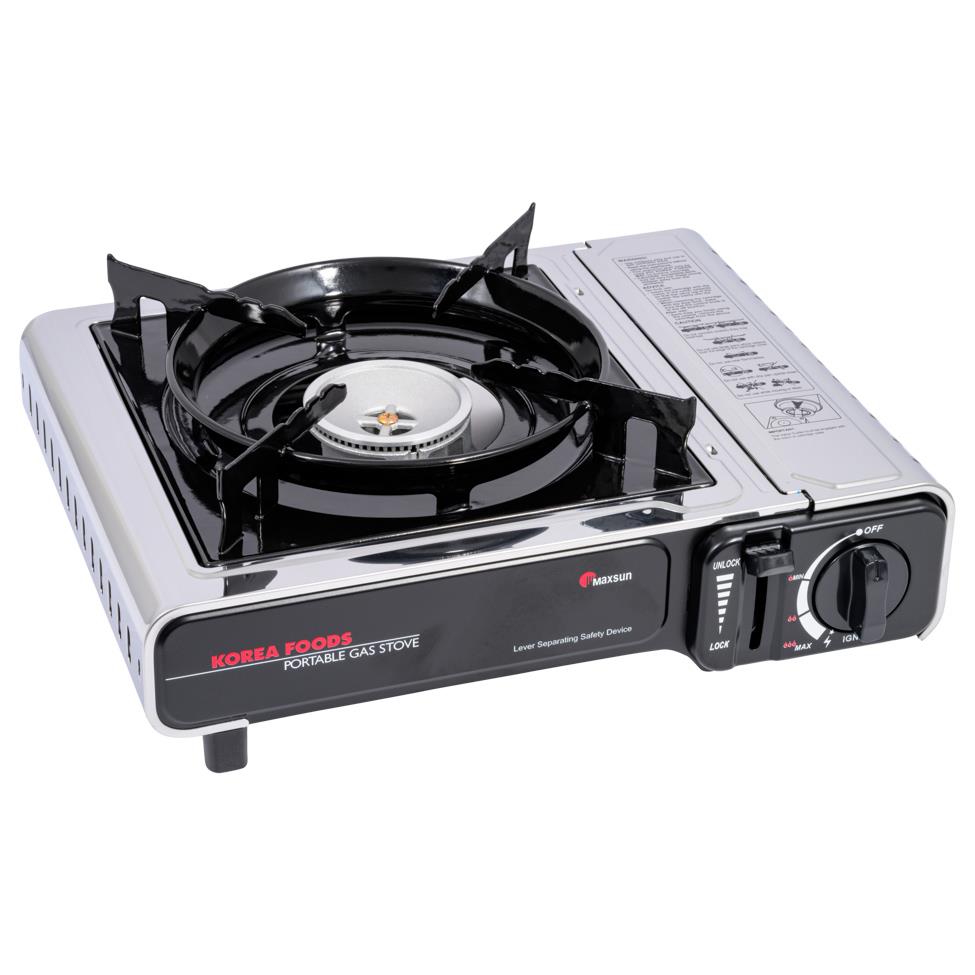 Korea Foods Maxsun portable gas stove for camping, UK version