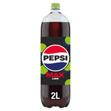 Pepsi Max Lime No Sugar Cola Bottle Fizzy & Soft Drinks ASDA   