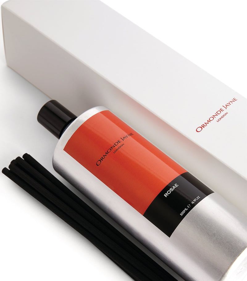Ormonde Jayne Rosae reed diffuser refill set 500ml, imported from the UK