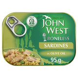 John West Sardines in Olive Oil, Boneless 95g (67g*) GOODS Sainsburys   