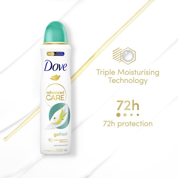 Dove Anti-Perspirant Deodorant Spray Pear & Aloe Vera 200ml GOODS Superdrug   