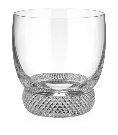 Harrods Old-Fashioned Tumbler with Diamond-Cut Base and Crystal Finish 360ml- Buy online at McGrocer