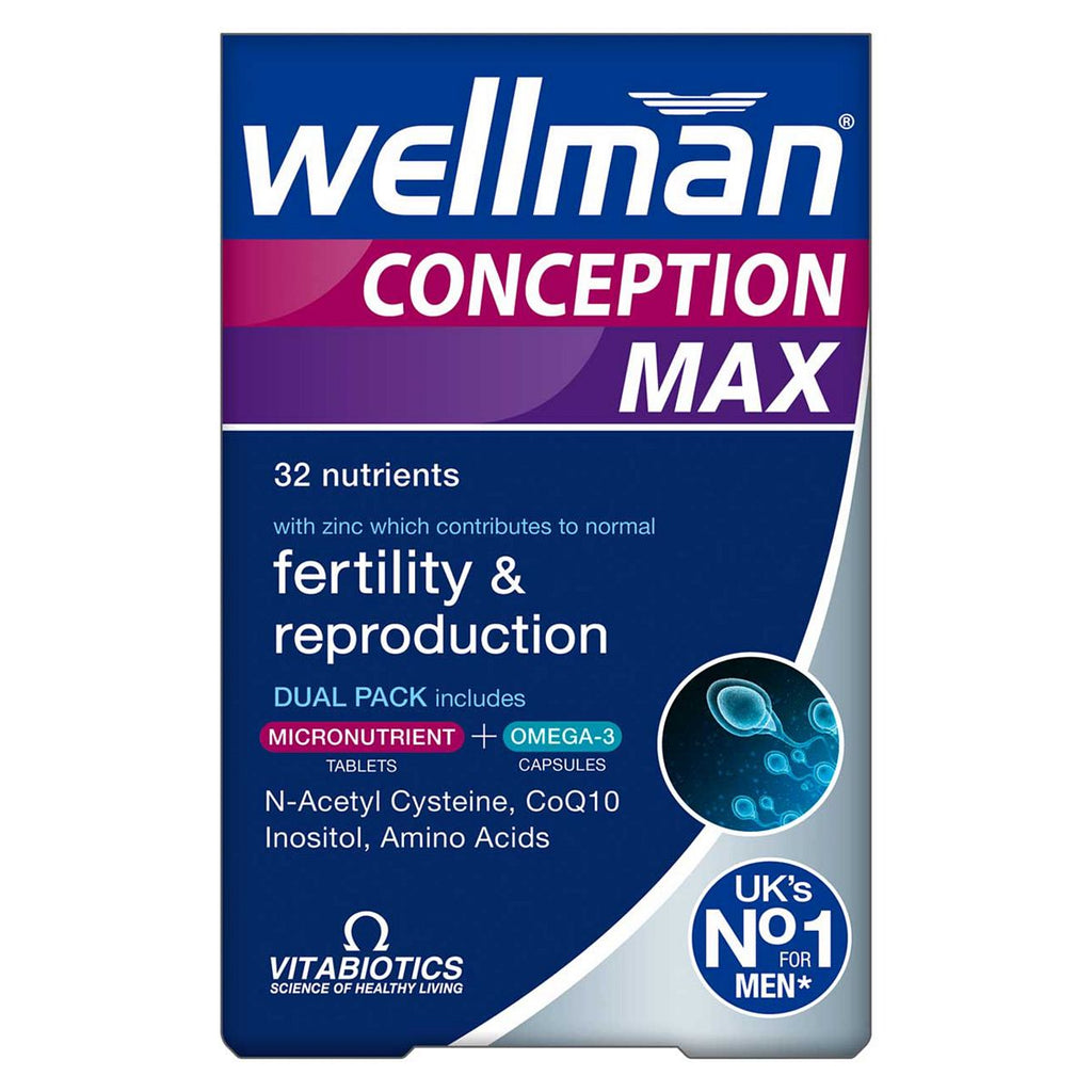 Vitabiotics Wellman Conception Max - 56 Tablets + 28 Capsules