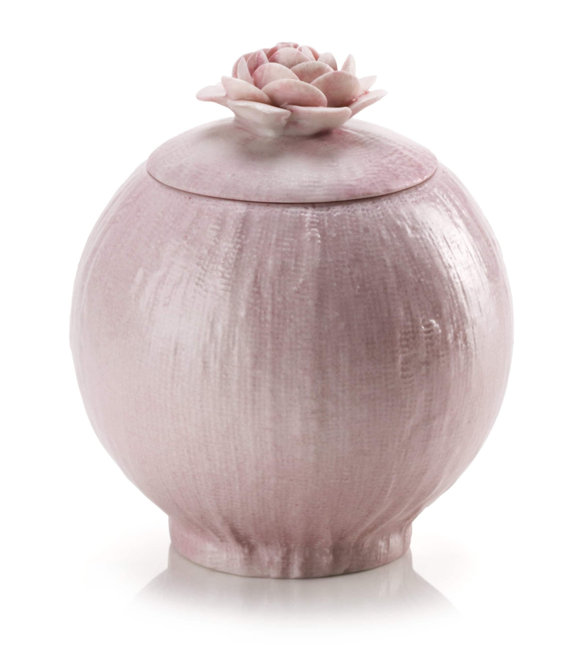 VILLARI porcelain rose topped sugar bowl (British brand)