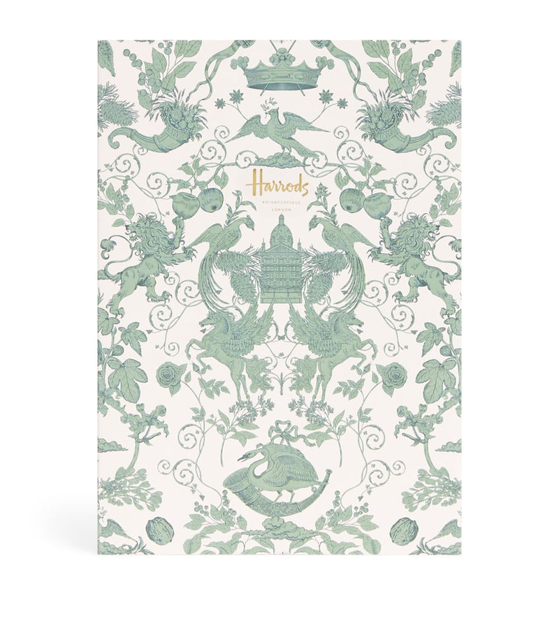 A5 Lined Notebook with Menagerie Pattern 21cm x 15cm