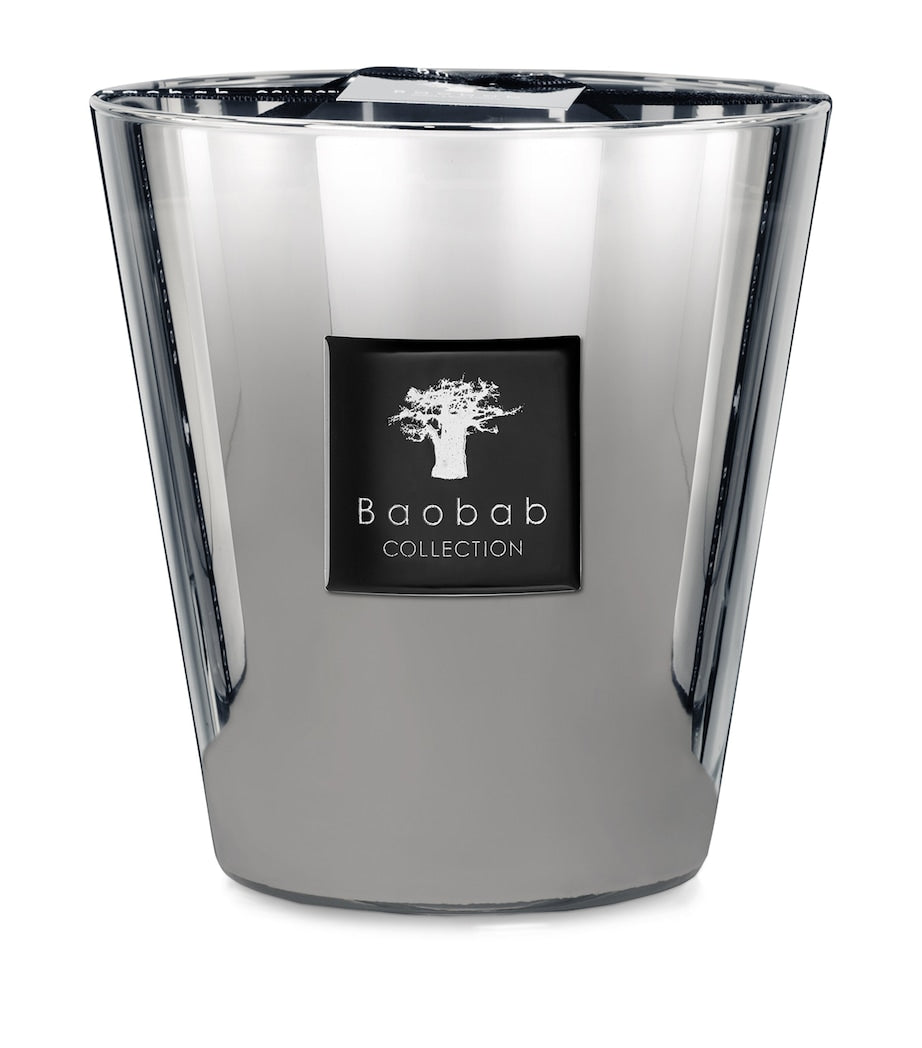 Baobab Platinum Candle grapefruit amber 16cm - British product