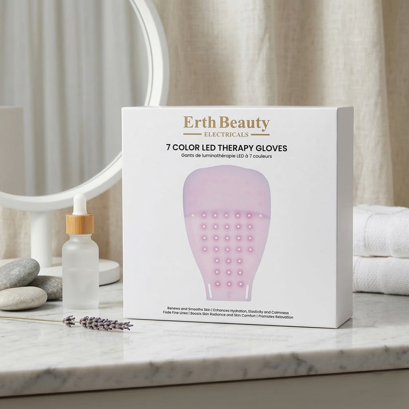Erth Skin London 7 color LED therapy glove - British product