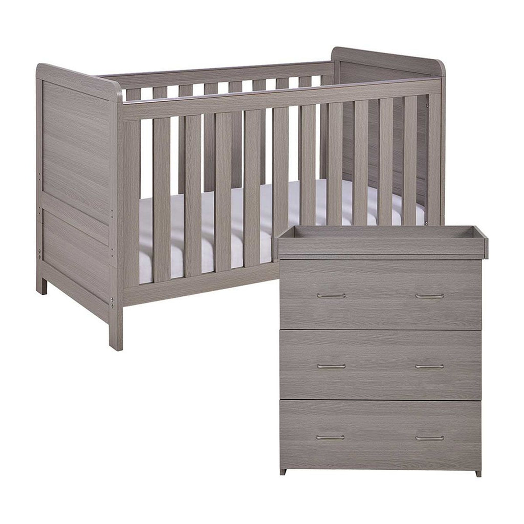 Babymore Caro 2 Piece Room Set - Grey Wash