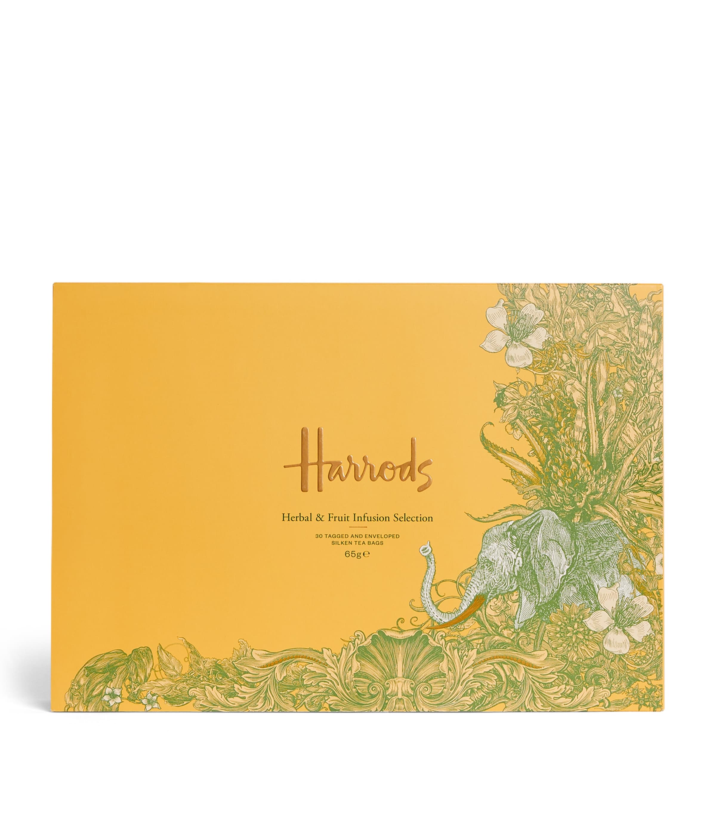 Harrods herbal and fruit infusion selection 30 tea bags, UK version