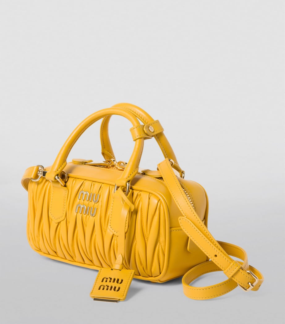 Miu Miu Arcadie Matelassé leather handbag - British product