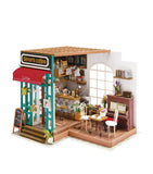 Robotime Simon's Coffee Shop miniature buildable kit (British brand)