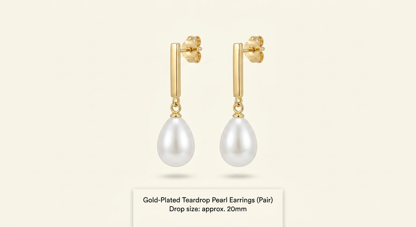 Vivienne Westwood Amelia gold-plated faux-pearl earrings - British product