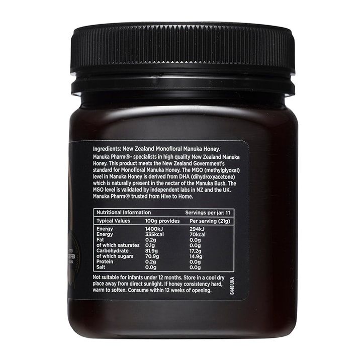 Manuka Pharm Premium Monofloral Manuka Honey MGO 340 250g