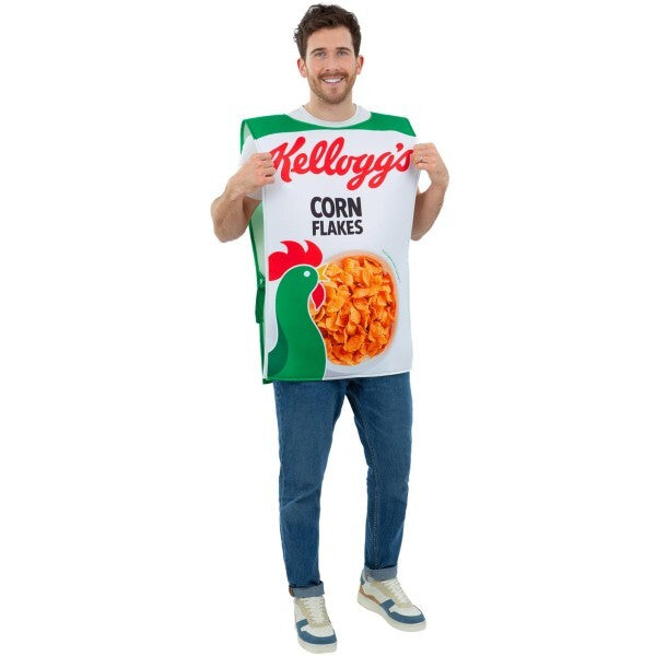 Smiffys Kellogg's Corn Flakes cereal box costume - British product