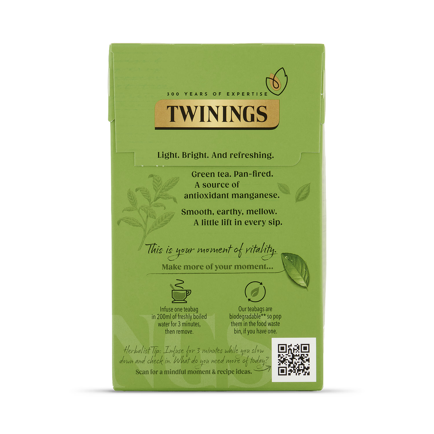 Twinings Decaf Pure Green Tea 20 Tea Bags