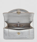 Bvlgari Serpenti Forever mini top-handle bag metallic, imported from the UK