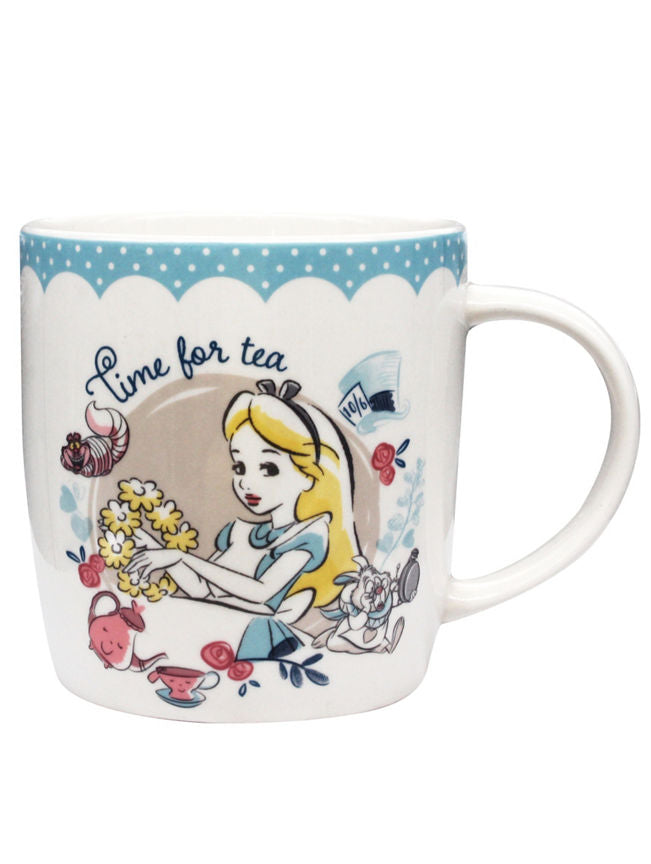 George Home Disney Alice In Wonderland Scalloped Mug GOODS ASDA   