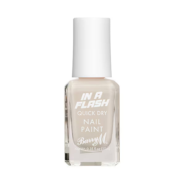 Barry M In A Flash Quick Dry Nail Paint Chaotic Cream - British product