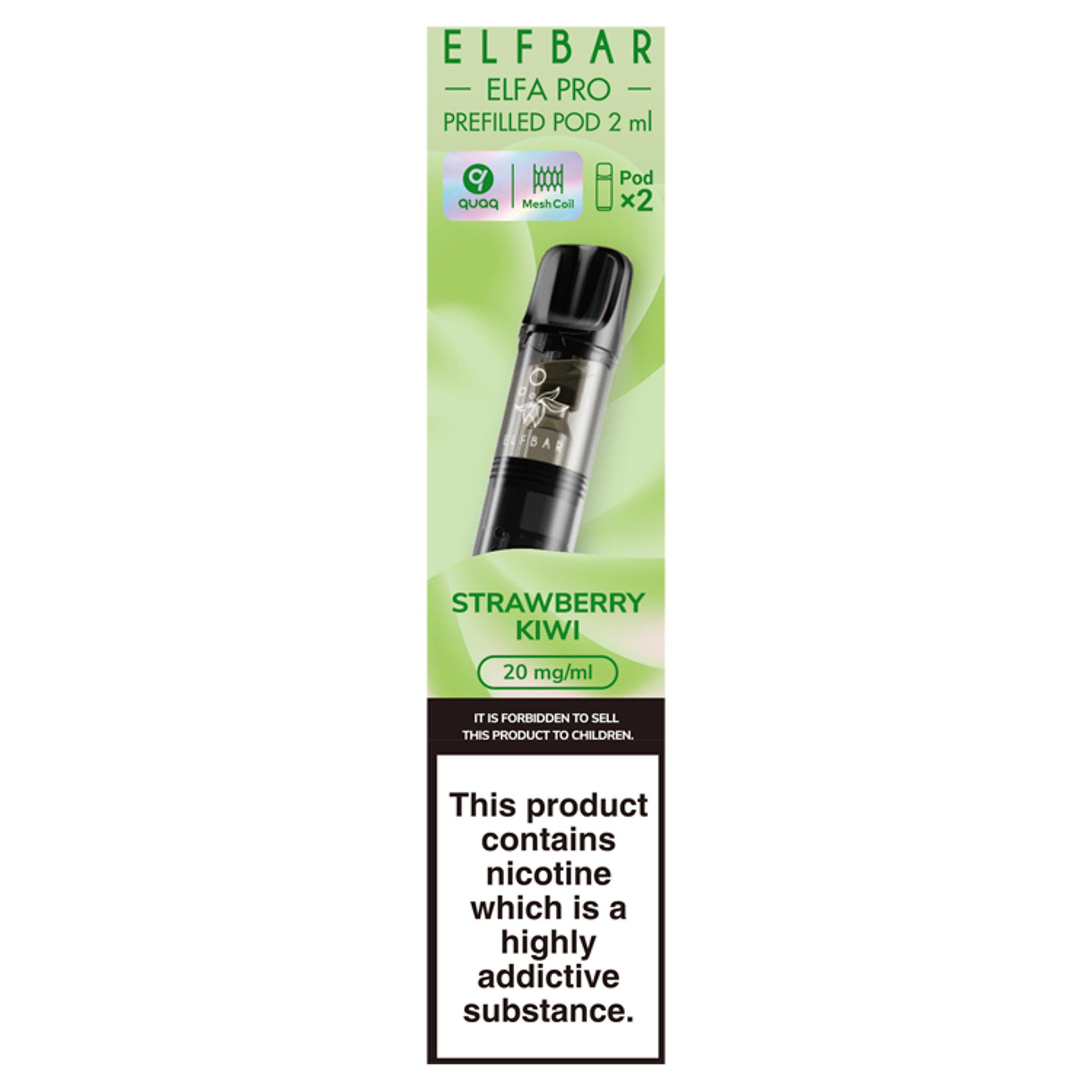 Elfbar Strawberry Kiwi Elfa Pro Pods GOODS Sainsburys   