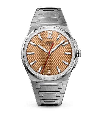 Harrods Czapek Stainless Steel Antarctique Passage de Drake Watch 38mm- Buy online at McGrocer