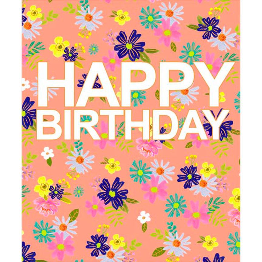 George Home Female Birthday Card General Household ASDA   