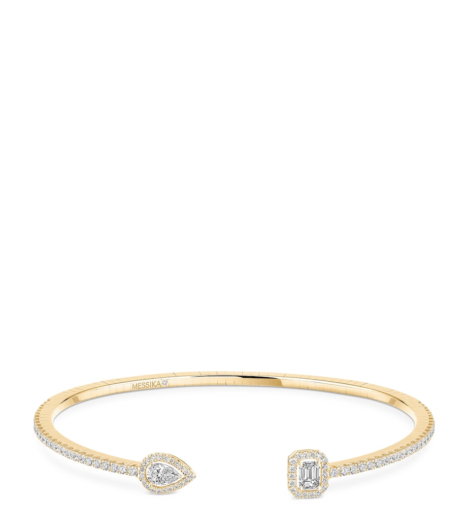 Messika My Twin 18kt yellow gold diamond bangle 0.80ct - British product
