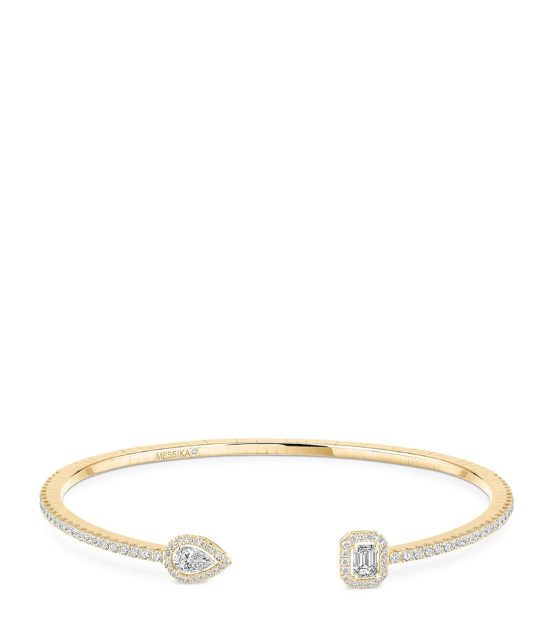 Messika My Twin 18kt yellow gold diamond bangle 0.80ct - British product