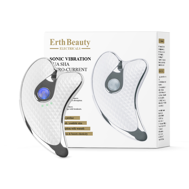 Erth Skin London sonic vibration GuaSha face massager - British product