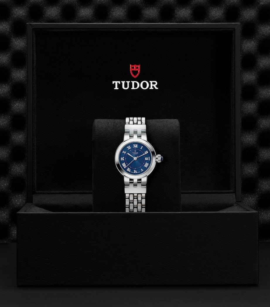 TUDOR Clair de Rose watch 26mm blue dial (British brand)