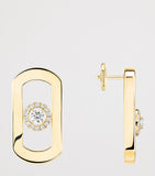 Messika So Move diamond stud earrings 0.23ct, imported from the UK