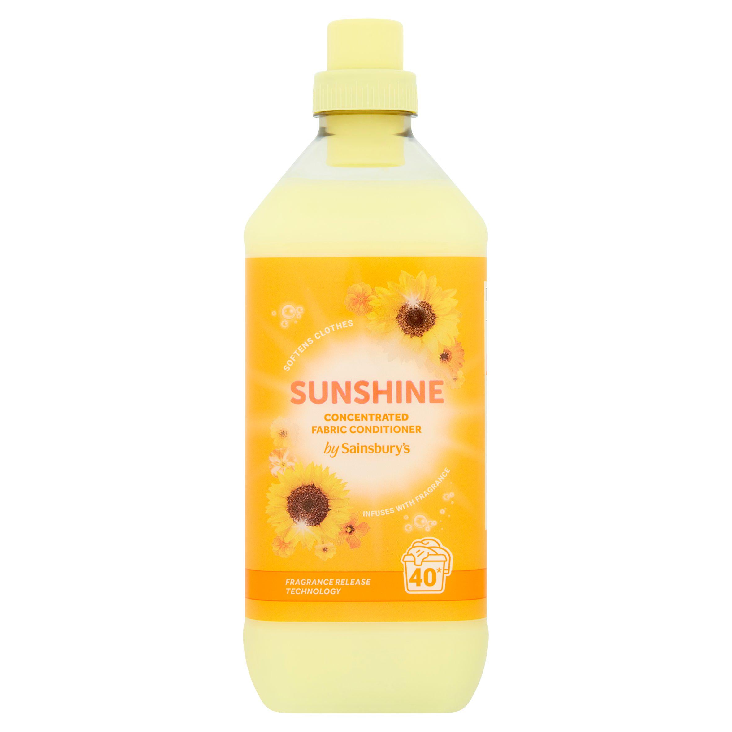 Sainsbury's Fabric Conditioner Sunshine 40 Washes GOODS Sainsburys   