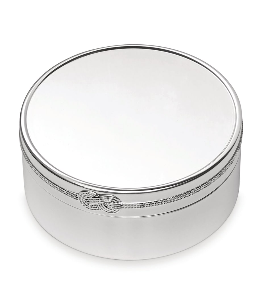 Wedgwood Infinity Round Keepsake Box - British product