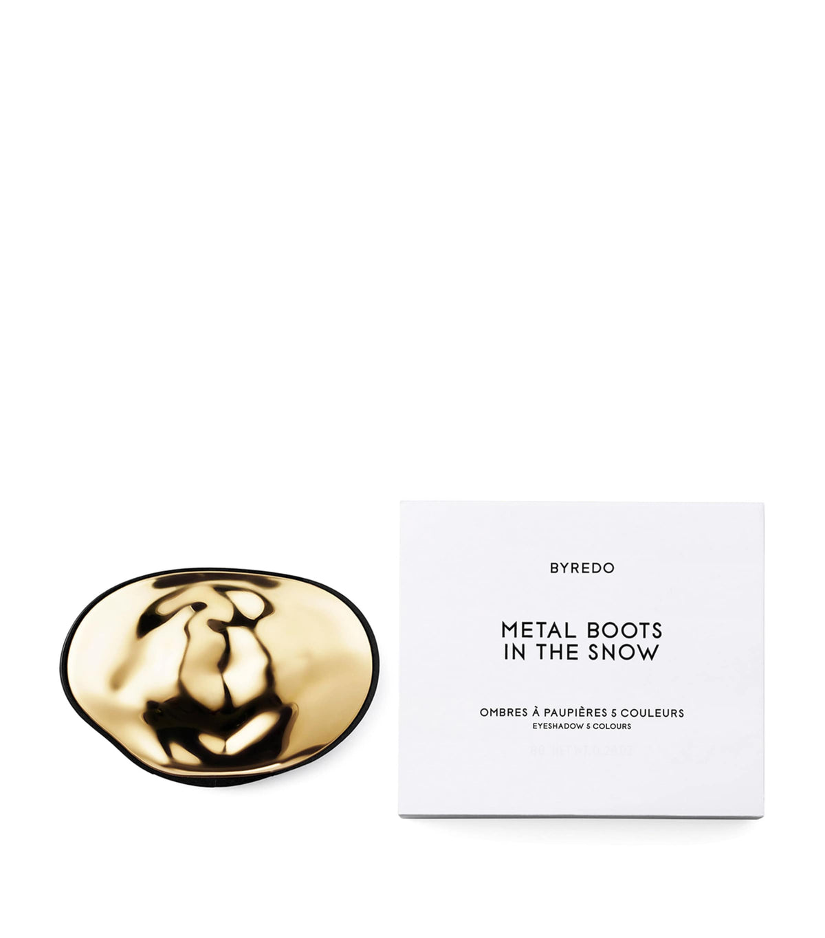 Byredo Metal Boots in the Snow eyeshadow palette - British product