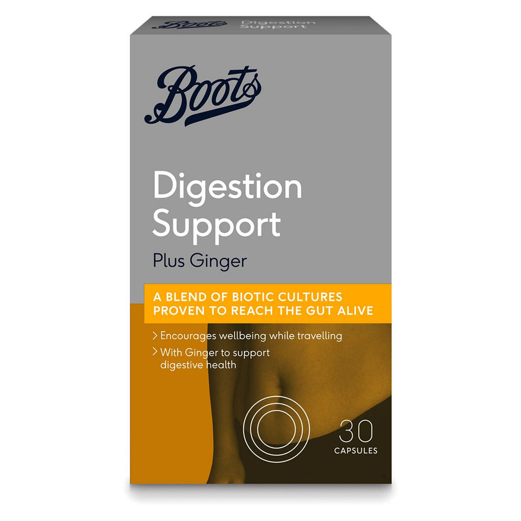 Boots Digestion Support + Ginger Cap 30s