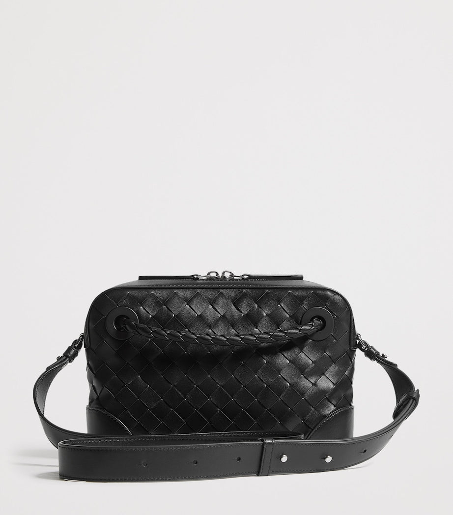 Bottega Veneta Andiamo messenger bag leather Intrecciato weave, UK version