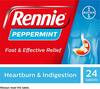 Rennie Peppermint Heartburn & Indigestion Relief 24 Tablets GOODS Superdrug   