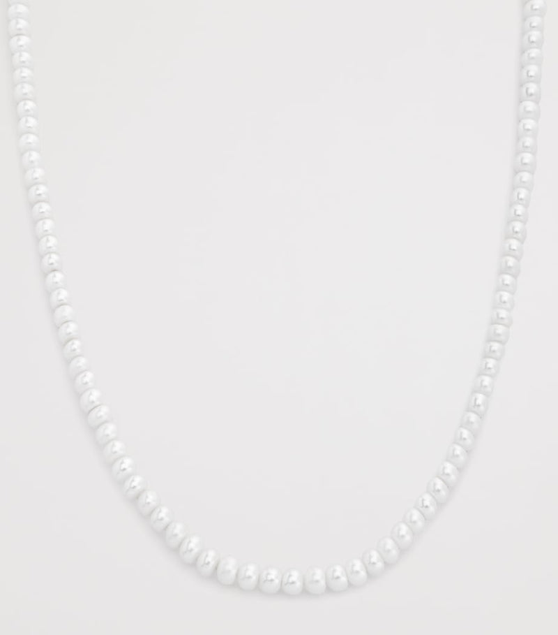 Monica Vinader Nomade necklace in gold vermeil and pearls (British brand)