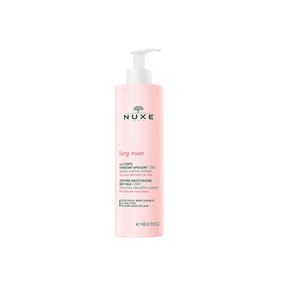 Superdrug NUXE Very Rose Soothing Moisturising Body Milk 24H 400 ml- Buy online at McGrocer