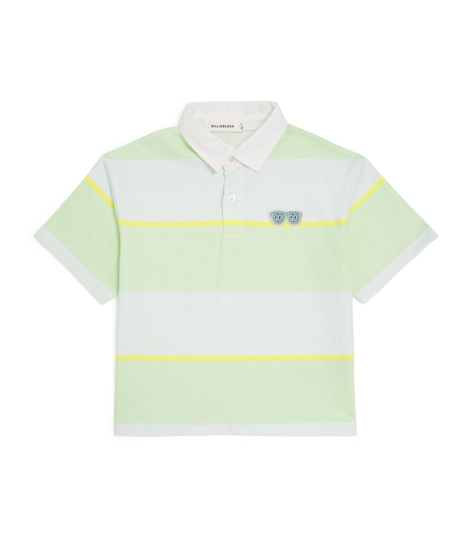 Billieblush cotton stripe polo shirt for children aged 4-10 years - British product
