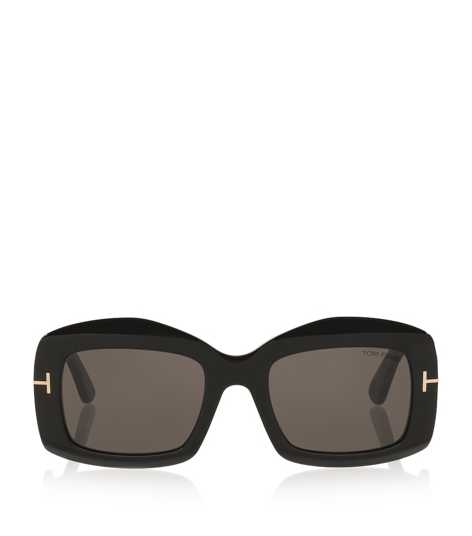 TOM FORD Venetia sunglasses acetate square frame, imported from the UK