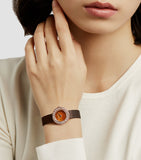 Graff Spiral Watch rose gold diamond tiger's eye dial 23mm (British brand)