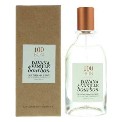 Superdrug - 100 Bon Davana & Vanille Bourbon Eau de Parfum 50 ml - Acheter en ligne sur McGrocer