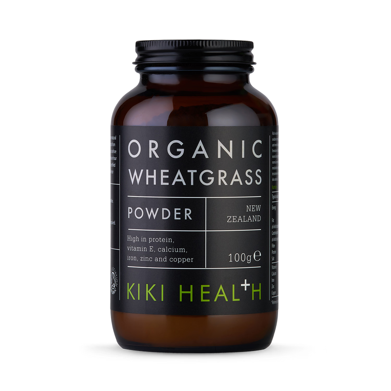KIKI Health organic wheatgrass powder 100g, UK version