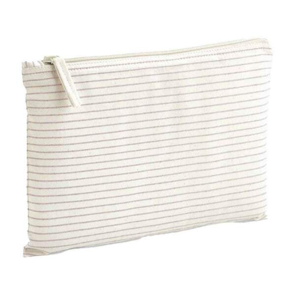 Westford Mill Striped Organic Cotton Pouch (16cm x 22.5cm) GOODS Superdrug   