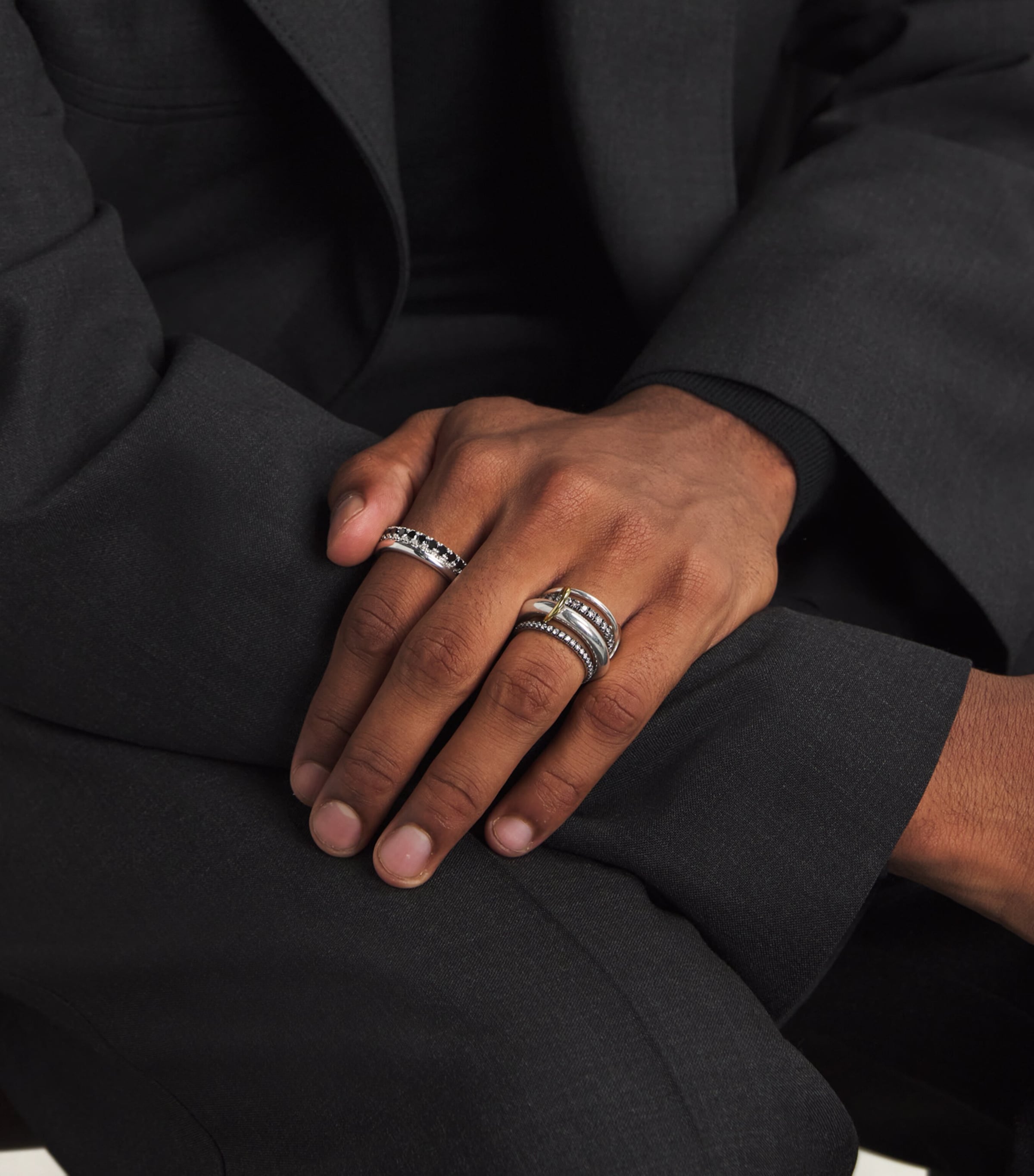 Spinelli Kilcollin Enzo Noir ring, imported from the UK