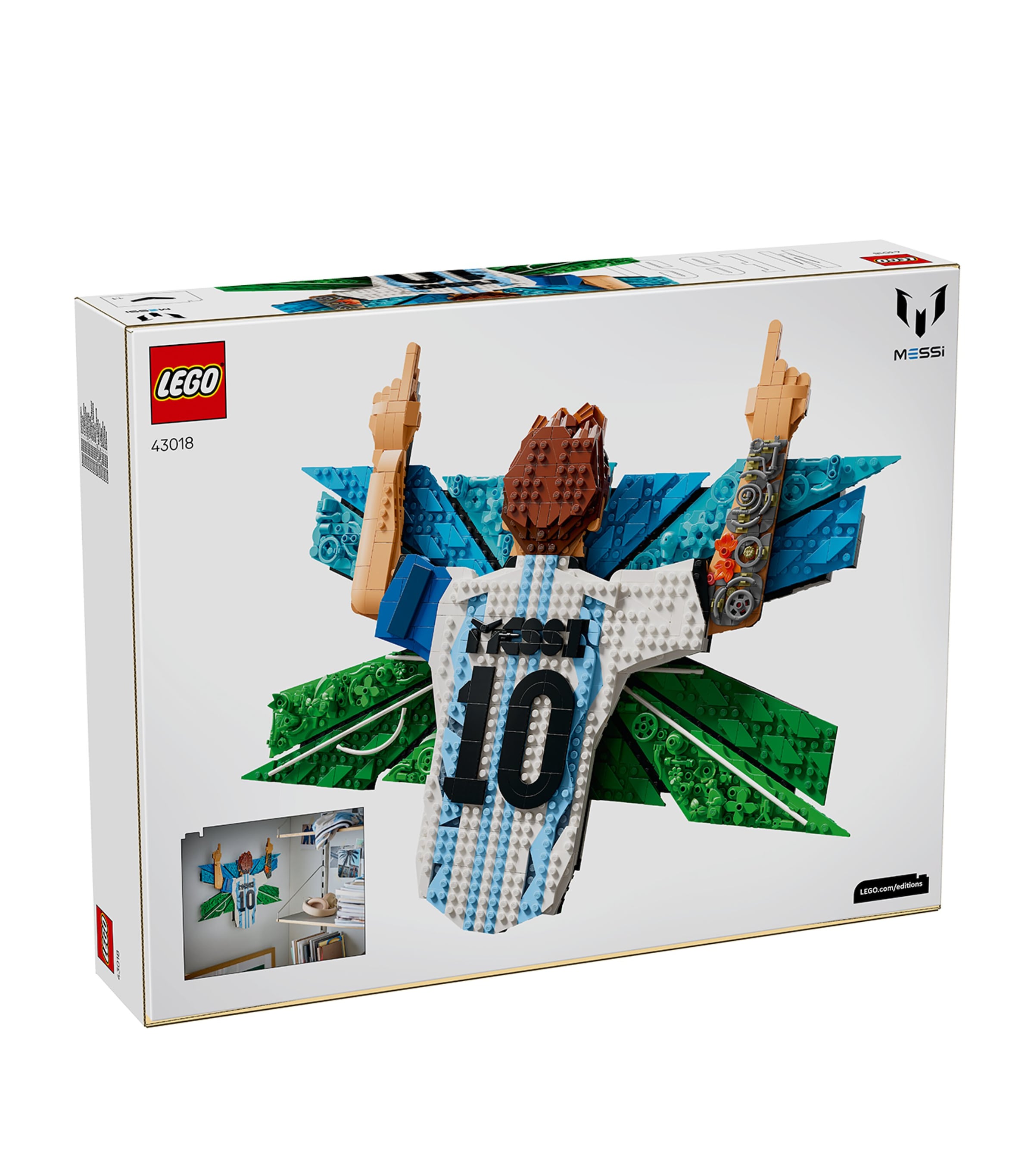 LEGO building set Messi Celebration 1427 pieces (British brand)