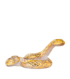 Lalique crystal snake sculpture 8x17x10 cm (British brand)