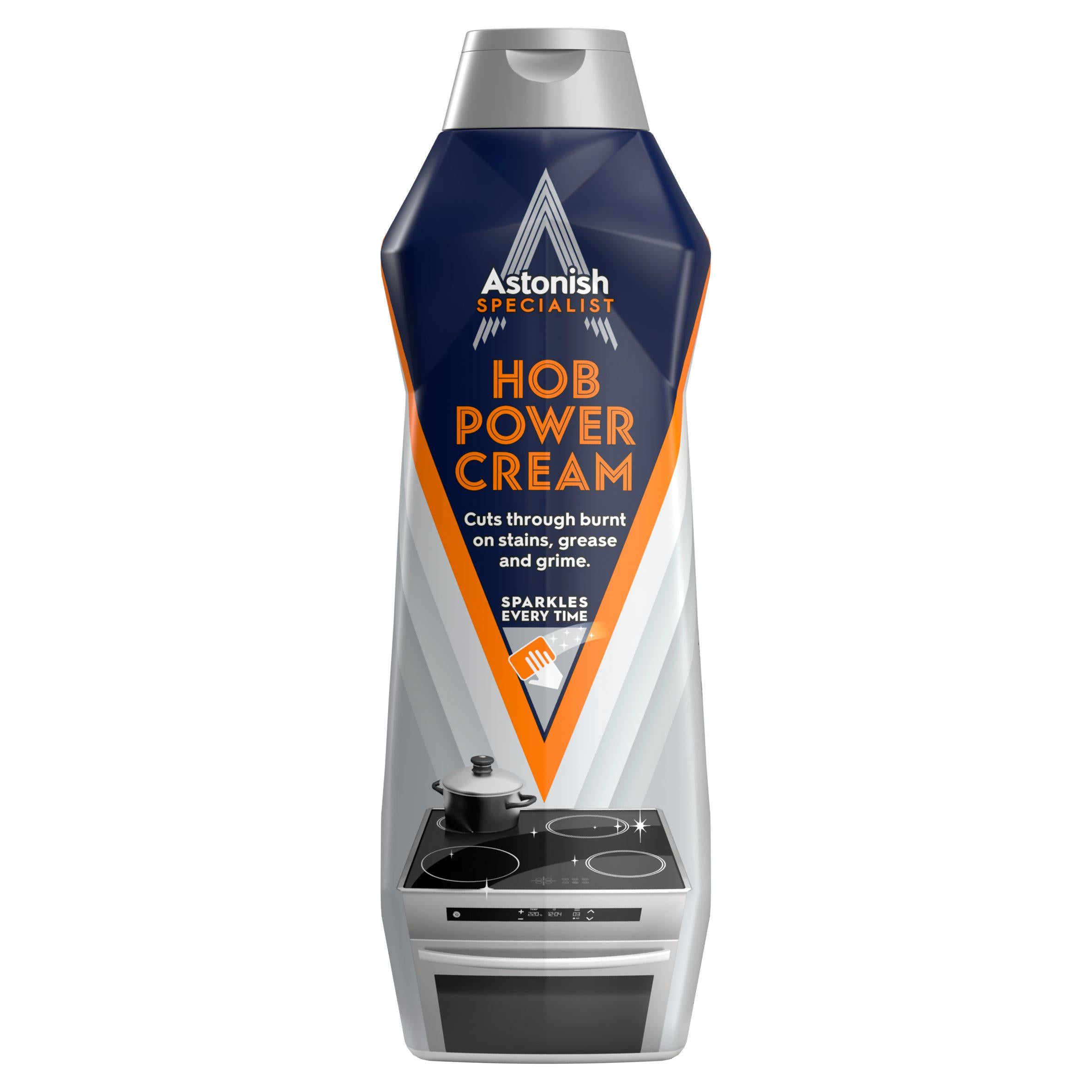 Astonish Specialist Hob Cream Antibacterial Zesty Lemon Cleaner 500ml GOODS Sainsburys   