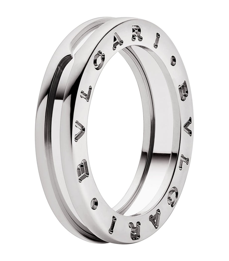 Bvlgari white gold B.zero1 one-band ring (British brand)