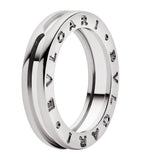 Bvlgari white gold B.zero1 one-band ring (British brand)